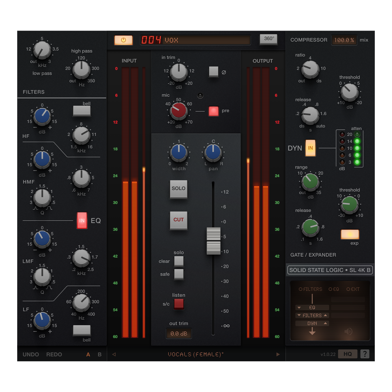 Solid State Logic SSL 4K B Channel Strip (Latest Version)